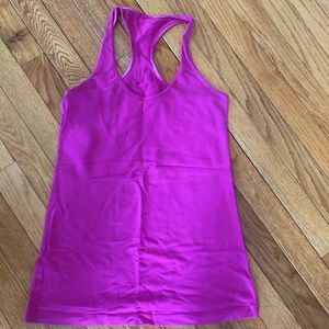 Pink lululemon tank, size 8